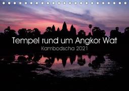 Tempel rund um Angkor Wat (Tischkalender 2021 DIN A5 quer)