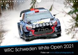 WRC Schweden White Open 2021 (Wandkalender 2021 DIN A4 quer)