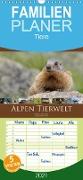 Alpen Tierwelt - Familienplaner hoch (Wandkalender 2021 , 21 cm x 45 cm, hoch)