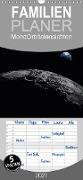 Mond Orbitalansichten - Familienplaner hoch (Wandkalender 2021 , 21 cm x 45 cm, hoch)
