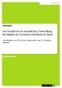 Der Vergleich der räumlichen Darstellung bei Miguel de Cervantes und María de Zayas