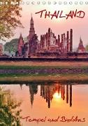 Thailand - Tempel und Buddhas (Tischkalender 2021 DIN A5 hoch)
