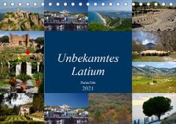 Unbekanntes Latium (Tischkalender 2021 DIN A5 quer)