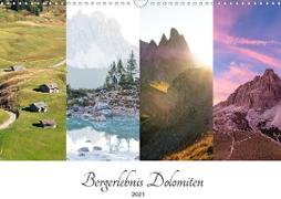 Bergerlebnis Dolomiten (Wandkalender 2021 DIN A3 quer)