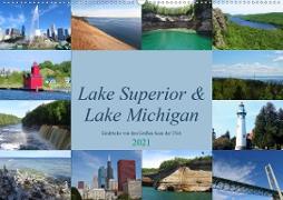 Lake Superior & Lake Michigan (Wandkalender 2021 DIN A2 quer)