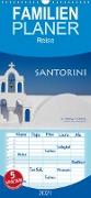 SANTORINI - Familienplaner hoch (Wandkalender 2021 , 21 cm x 45 cm, hoch)