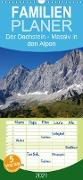 Der Dachstein - Massiv in den Alpen - Familienplaner hoch (Wandkalender 2021 , 21 cm x 45 cm, hoch)