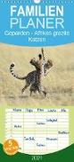 Geparden - Afrikas grazile Katzen - Familienplaner hoch (Wandkalender 2021 , 21 cm x 45 cm, hoch)