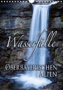 Licht auf Wasserfälle in den oberbayrischen Alpen (Wandkalender 2021 DIN A4 hoch)