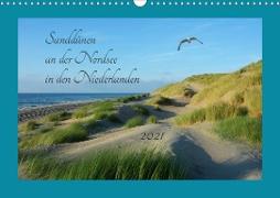Sanddünen an der Nordsee in den Niederlanden (Wandkalender 2021 DIN A3 quer)