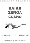 HAIKU ZENGA CLARO (Tischkalender 2021 DIN A5 hoch)