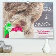 Eis & Kekse - Für Fellnasen Gourmets (Premium, hochwertiger DIN A2 Wandkalender 2021, Kunstdruck in Hochglanz)