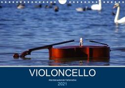 VIOLONCELLO - atemberaubende Cellomotive (Wandkalender 2021 DIN A4 quer)