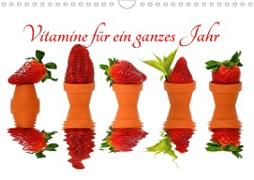 Vitamine für ein ganzes Jahr (Wandkalender 2021 DIN A4 quer)