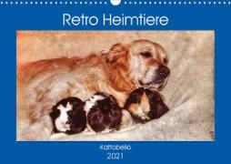 Retro Heimtiere (Wandkalender 2021 DIN A3 quer)