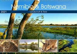 Namibia & Botswana (Wandkalender 2021 DIN A2 quer)