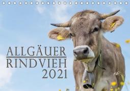 Allgäuer Rindvieh 2021 (Tischkalender 2021 DIN A5 quer)