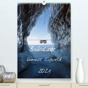 Baikalsee- kuriose Eiswelt (Premium, hochwertiger DIN A2 Wandkalender 2021, Kunstdruck in Hochglanz)