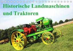 Historische Landmaschinen und Traktoren (Tischkalender 2021 DIN A5 quer)