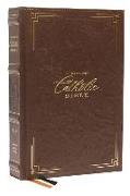 NRSVCE, Illustrated Catholic Bible, Genuine leather over board, Brown, Comfort Print