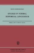 Studies in Formal Historical Linguistics