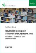 November-Tagung zum Sozialversicherungsrecht 2019