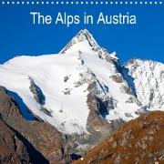 The Alps in Austria (Wall Calendar 2021 300 × 300 mm Square)