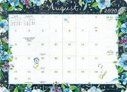 Katie Daisy 2020-2021 Desk Pad Calendar