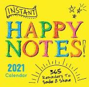 2021 Instant Happy Notes Boxed Calendar