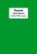 Deutsch, Lesen lernen 2