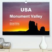 USA - Monument Valley (Premium, hochwertiger DIN A2 Wandkalender 2021, Kunstdruck in Hochglanz)