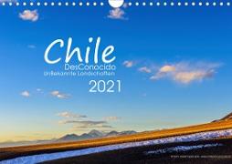 Chile DesConocido (Wandkalender 2021 DIN A4 quer)