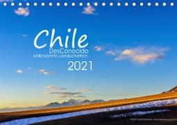 Chile DesConocido (Tischkalender 2021 DIN A5 quer)