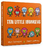 Ten Little Monkeys Board Book