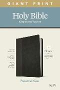 KJV Personal Size Giant Print Bible, Filament Enabled Edition (Leatherlike, Black/Onyx)