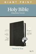 KJV Personal Size Giant Print Bible, Filament Enabled Edition (Leatherlike, Black/Onyx, Indexed)