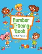 Number Tracing Book for Kids Ages 3-5