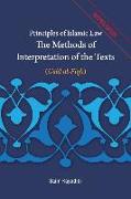 Principles of Islamic Law-The Methods of Interpretation of the Texts: Usul al-Fiqh
