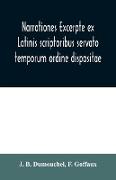 Narrationes excerpte ex Latinis scriptoribus servato temporum ordine dispositae, or Select narrations taken from the best Latin authors