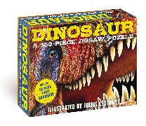 Dinosaurs: 550-Piece Jigsaw Puzzle and Book