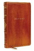 KJV, Personal Size Reference Bible, Sovereign Collection, Leathersoft, Brown, Red Letter, Thumb Indexed, Comfort Print