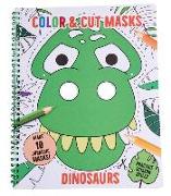 Color & Cut Masks: Dinosaurs