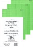 DürckheimRegister® BLANKO-GRÜN für Schönfelder/ Sartorius/ Steuergesetze/ Richtlinien/ Erlasse/ dtv und Kommentare