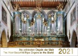 Der Orgelkalender, ein Musik-Kalender 2021, DIN A3