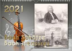 Komponisten-Kalender, Bach-Kalender, Musik-Kalender 2021, DIN A3