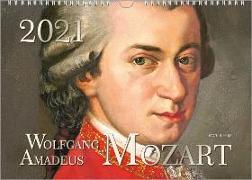 Der Mozart-Kalender 2021, DIN A3 - ein Musik-Kalender, ein Komponisten-Kalender