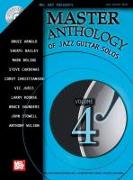 Master Anthology of Jazz Guitar Solos, Volume 4 [With CD]