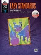 Alfred Jazz Easy Play-Along -- Easy Standards, Vol 2: Rhythm Section (Piano, Bass, Drum Set), Book & Online Audio [With CD (Audio)]