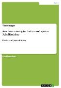 Ausdauertraining im frühen und späten Schulkindalter