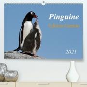 Pinguine - Edition Gentoo (Premium, hochwertiger DIN A2 Wandkalender 2021, Kunstdruck in Hochglanz)